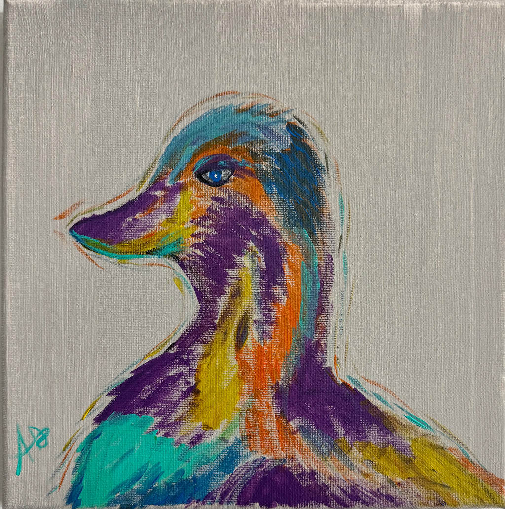 Colorful barnyard too (10x10)
