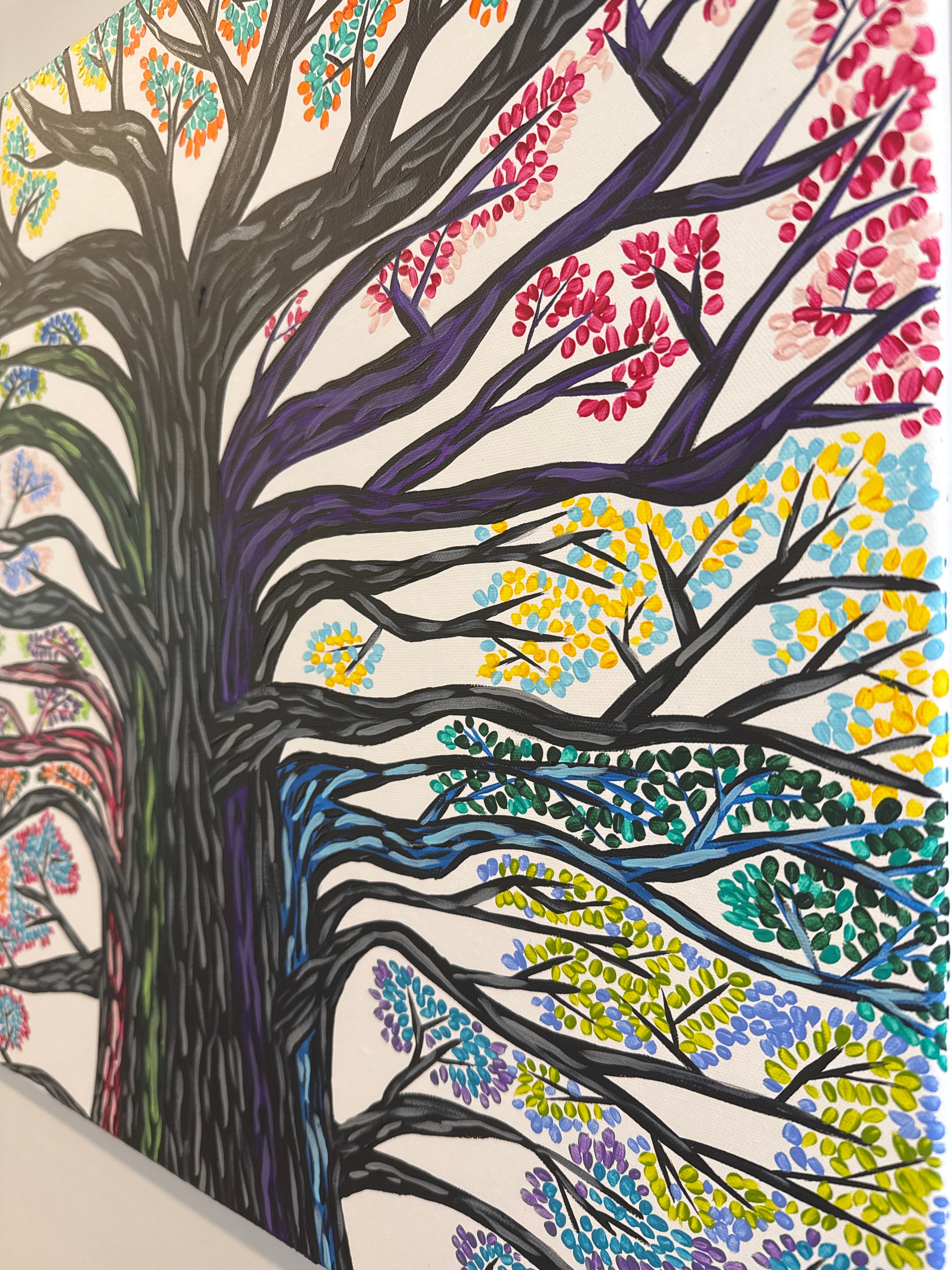 Looking into the colored tree (20x24)