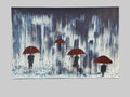 A walk in the rain (24x36)