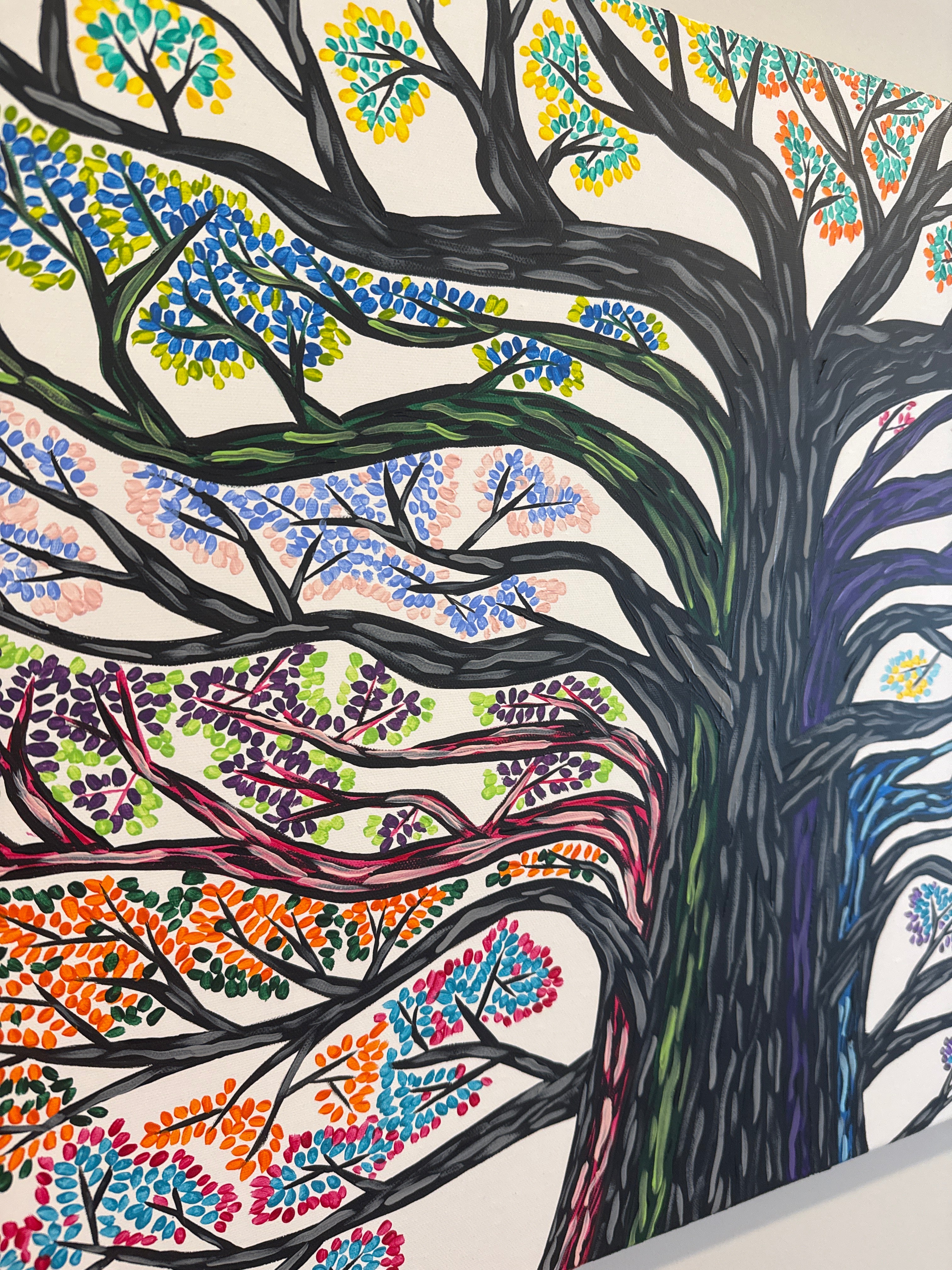 Looking into the colored tree (20x24)