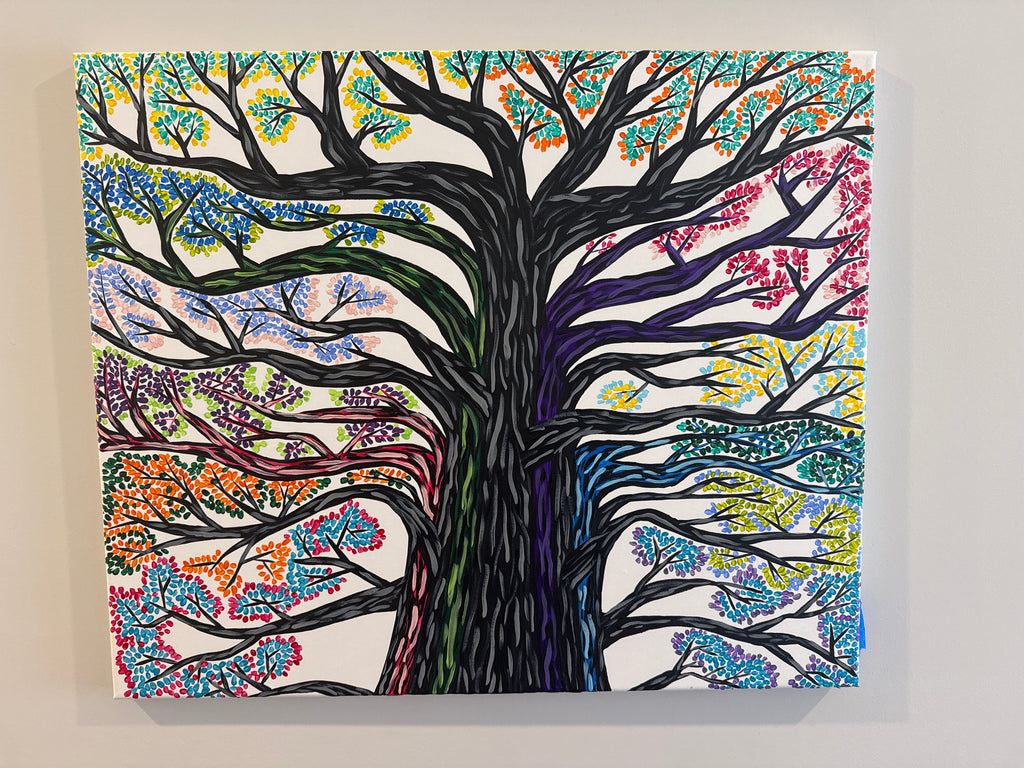 Looking into the colored tree (20x24)