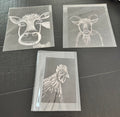 Farm trio Prints, set 3