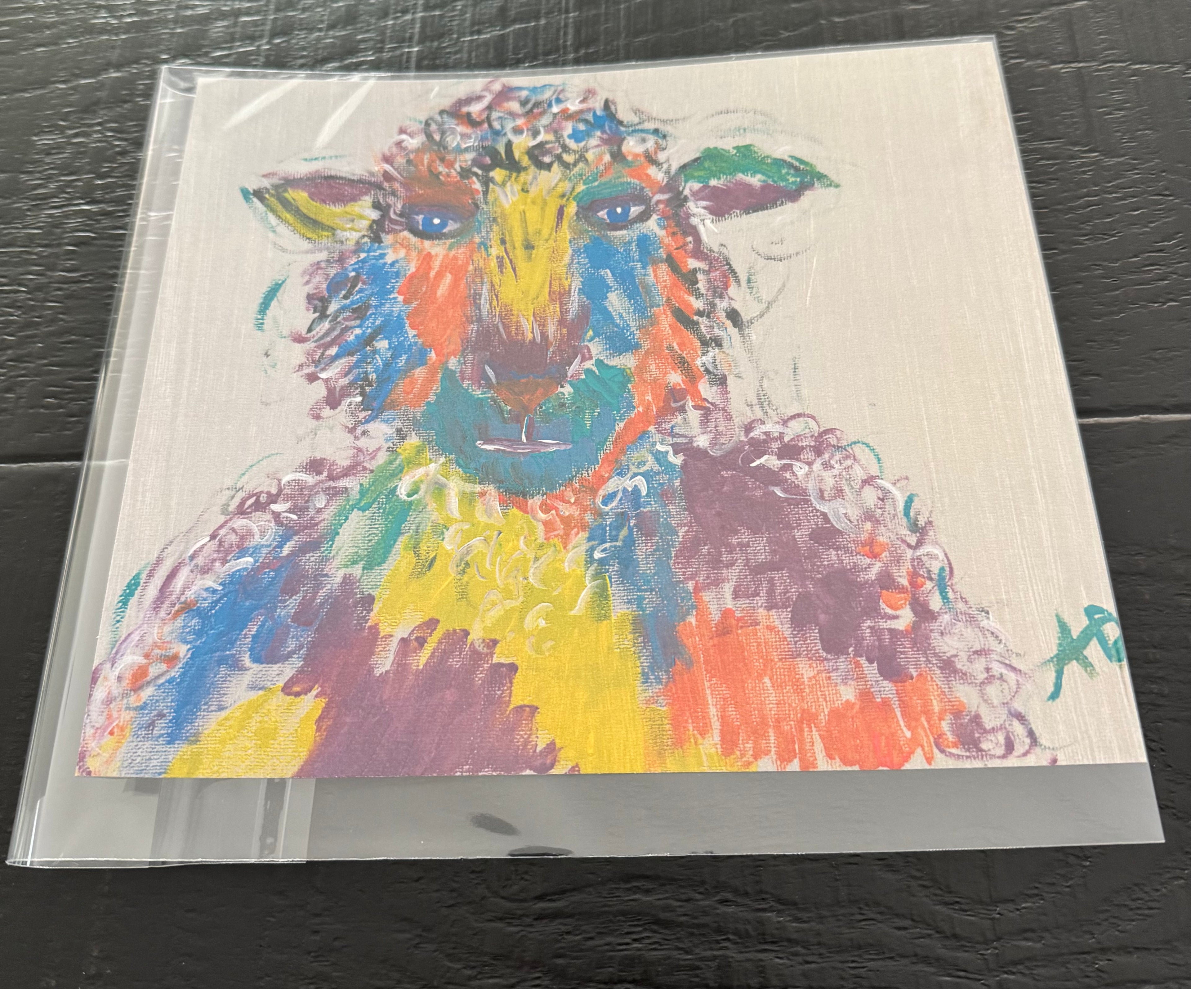 Colorful barnyard prints, set of 2 (8 x 9)