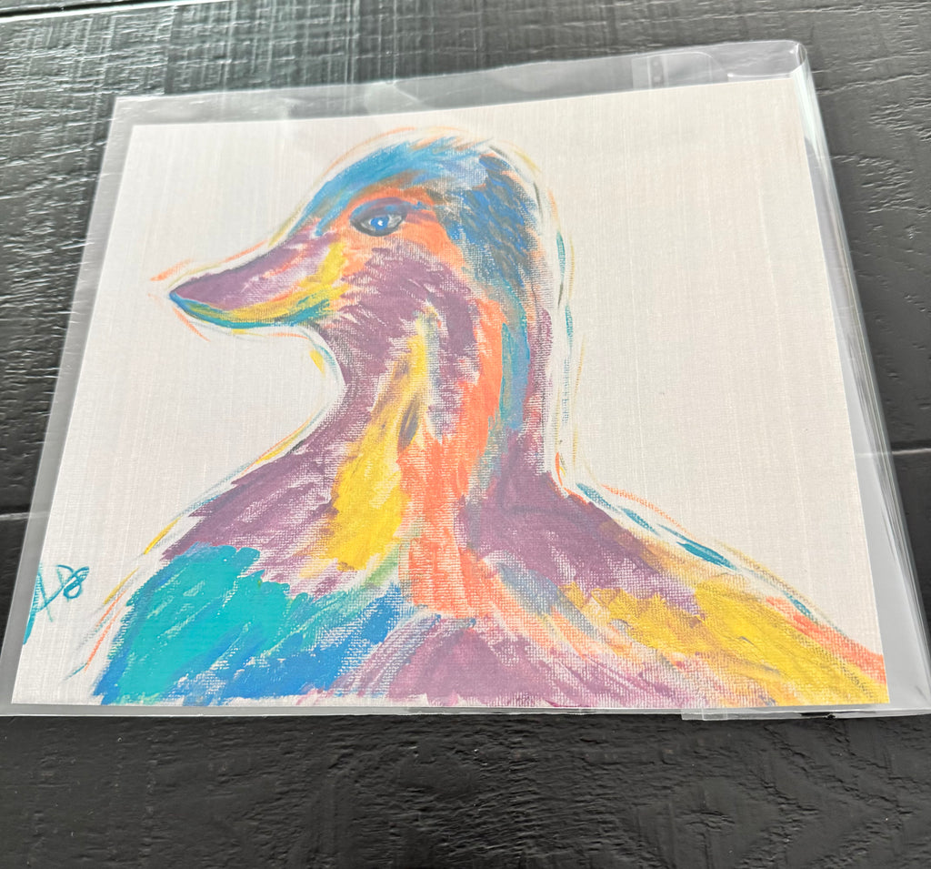 Colorful barnyard prints, set of 2 (8 x 9)