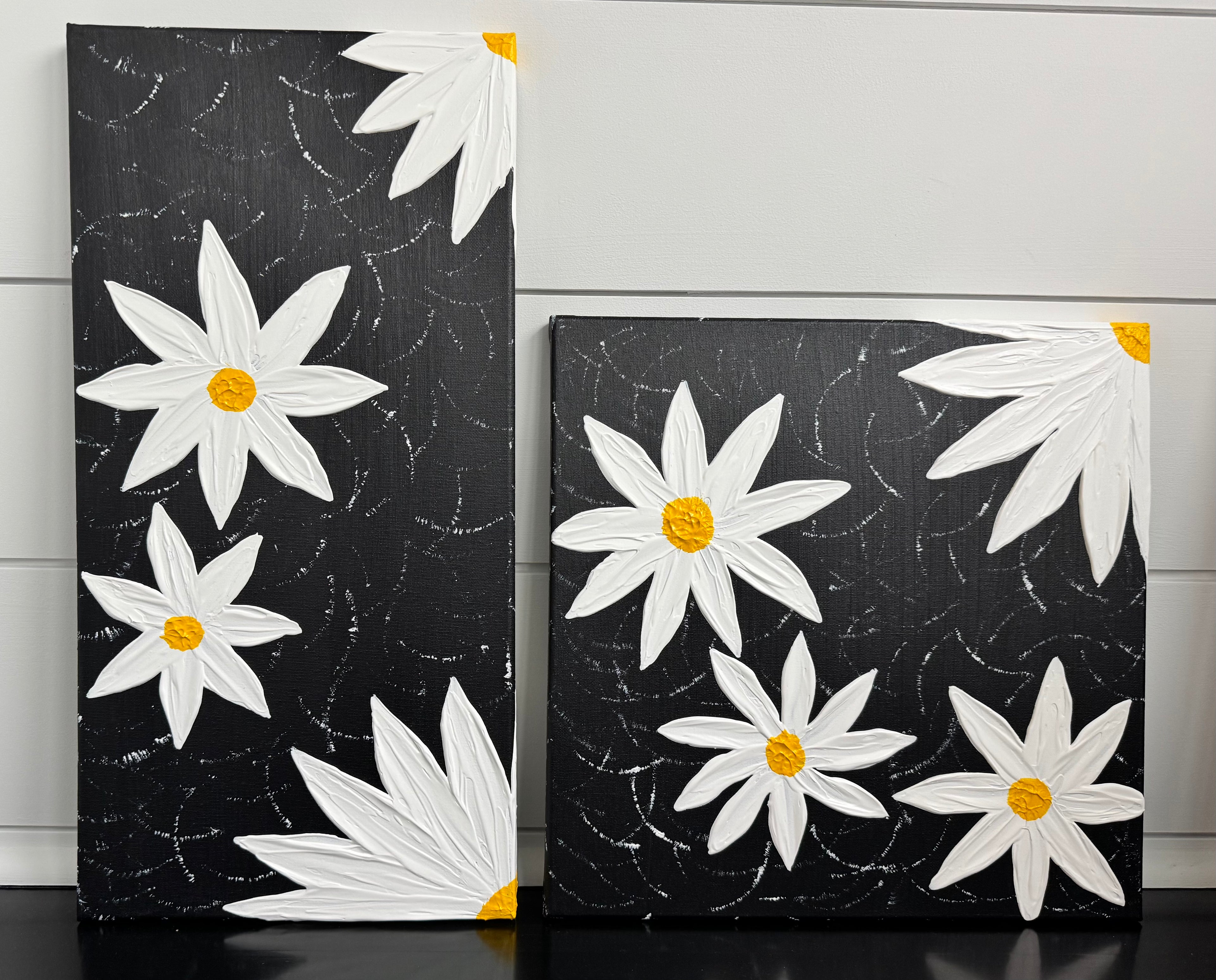 The daisy duo (14 x 14,10 x 20)