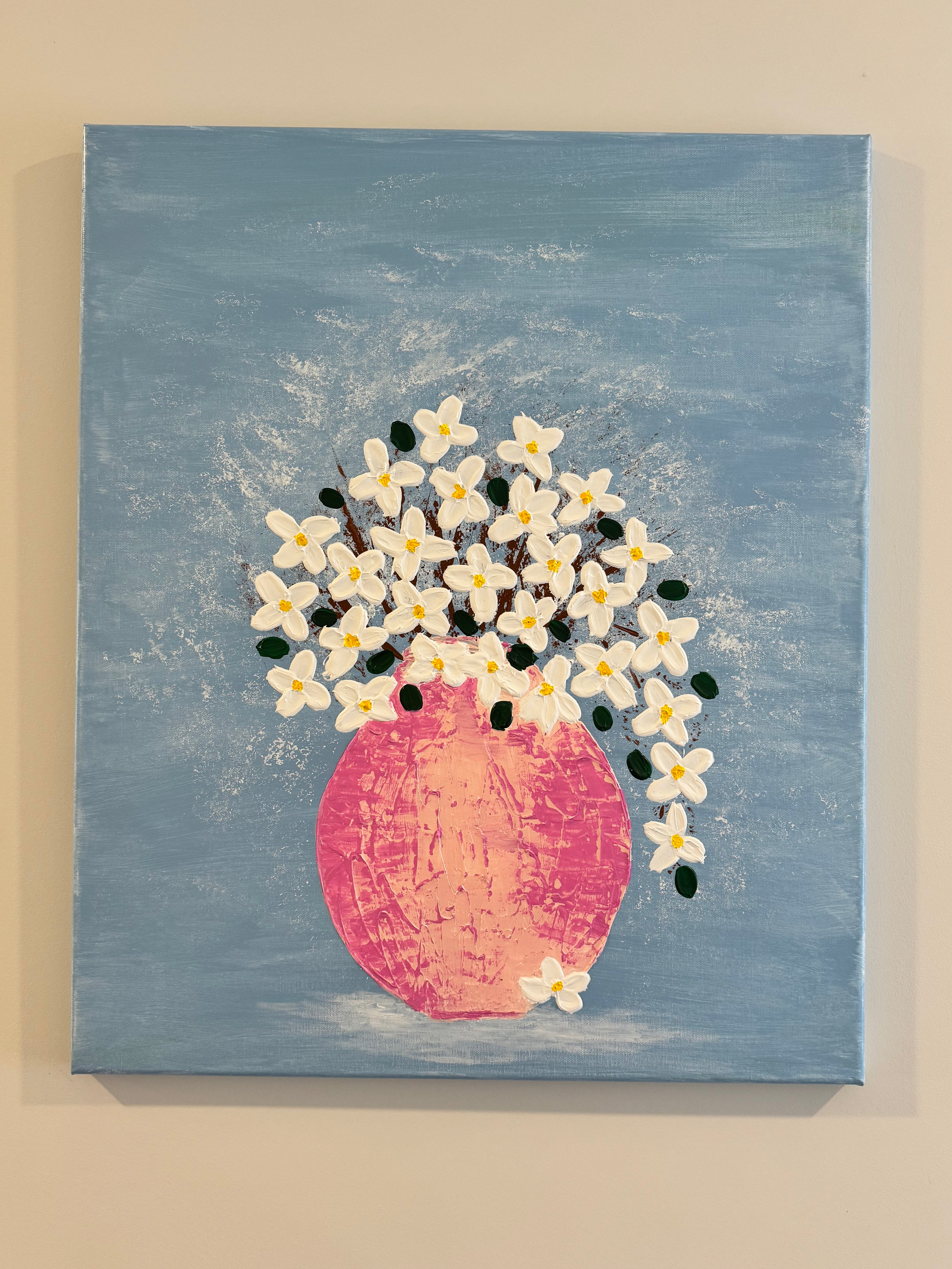 Pink vase (20x24)