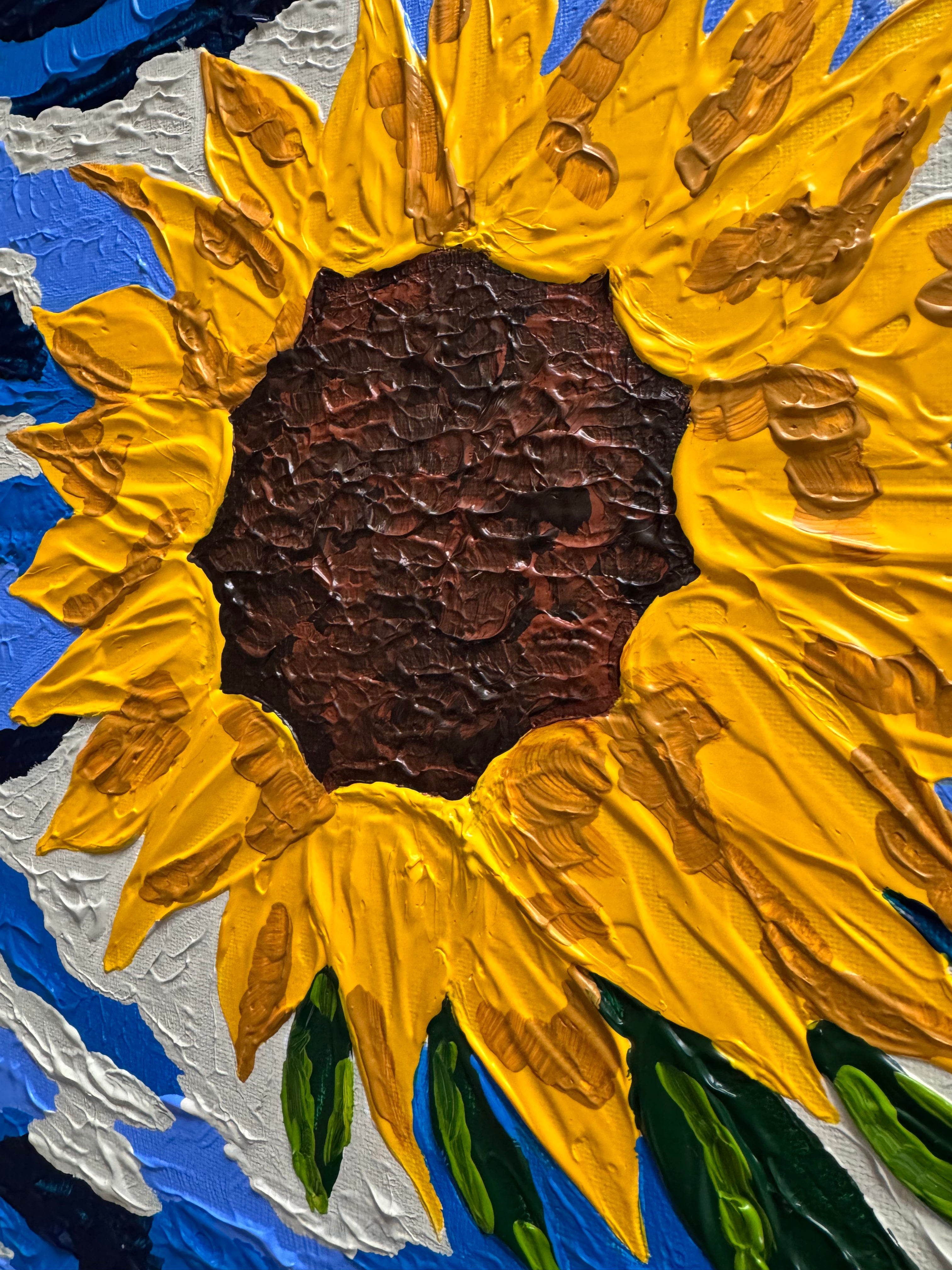 Sunflower Day (14x14)
